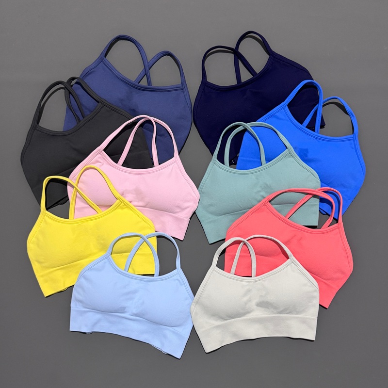 Crop Top Crochet - Histello Reggiseno sportivo senza schienale da