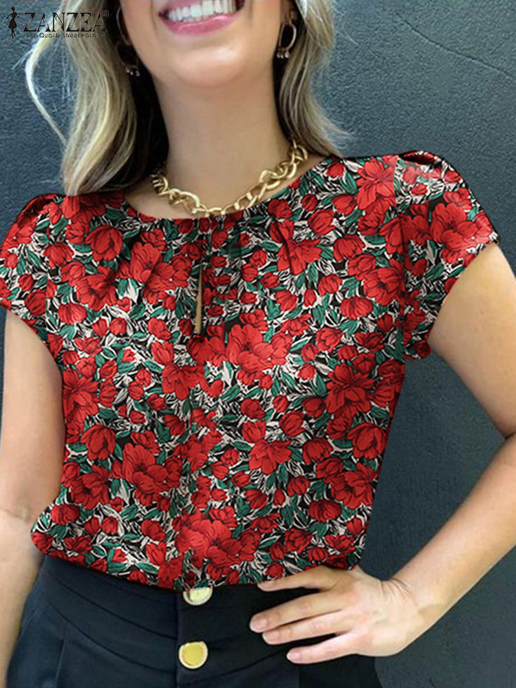 Romper Floral Print - ZANZEA camicetta stampata floreale bohémien estate